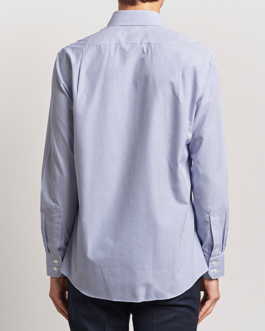 Herre | Skjorter | Charles Tyrwhitt | Slim Fit Non Iron Bengal Stripe Poplin Shirt Navy
