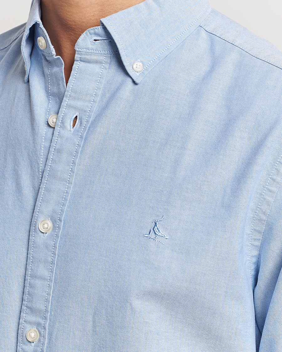 Herre | Skjorter | Charles Tyrwhitt | Button Down Stretch Oxford Shirt Sky Blue