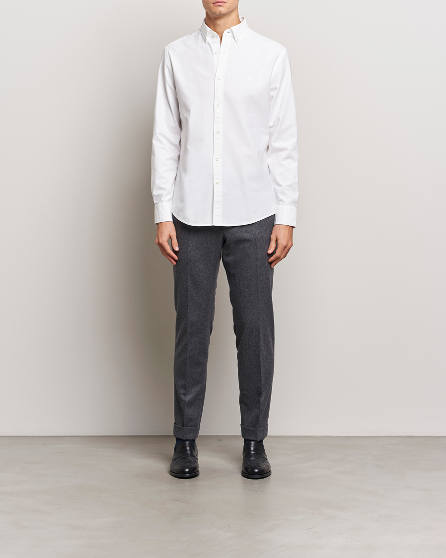 Herre | Skjorter | Charles Tyrwhitt | Button Down Stretch Oxford Shirt White