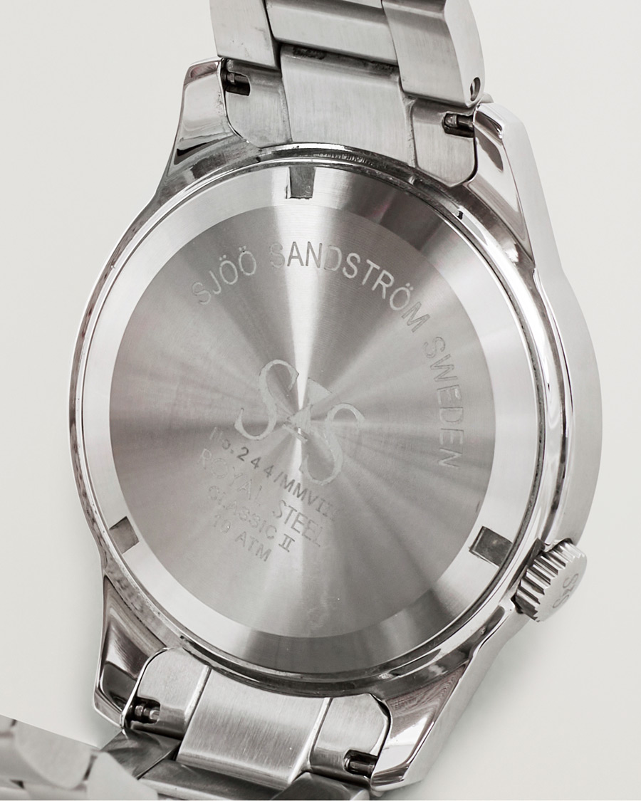Herre | Sjöö Sandström Pre-Owned Royal Steel 41mm Silver | Sjöö Sandström Pre-Owned | Royal Steel 41mm Silver