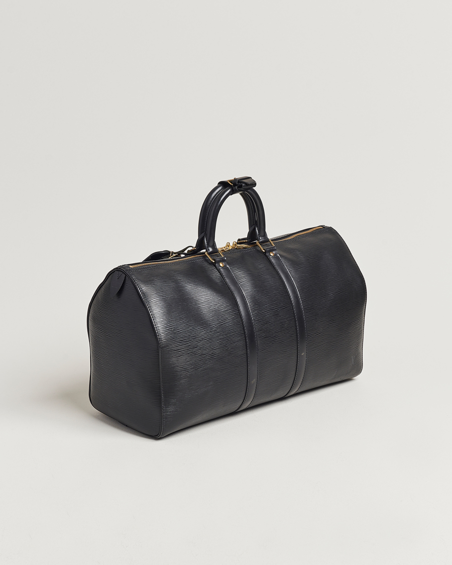 Herre | Nye produktbilder | Louis Vuitton Pre-Owned | Keepall 50 Epi Leather Travel Bag Black