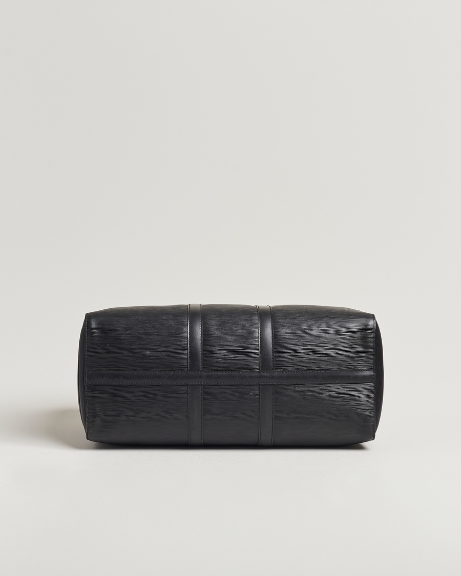 Herre | Louis Vuitton Pre-Owned Keepall 50 Epi Leather Travel Bag Black | Louis Vuitton Pre-Owned | Keepall 50 Epi Leather Travel Bag Black