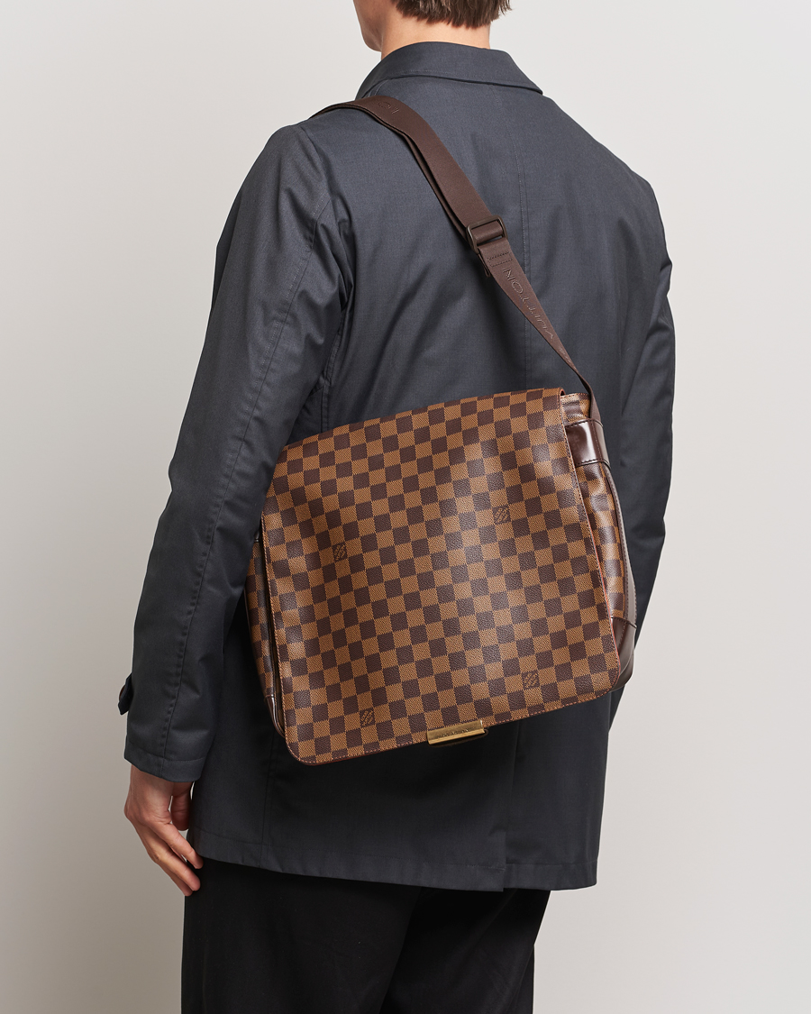 Herre | Pre-Owned & Vintage Bags | Louis Vuitton Pre-Owned | Abbesses Messenger Bag Damier Ebene