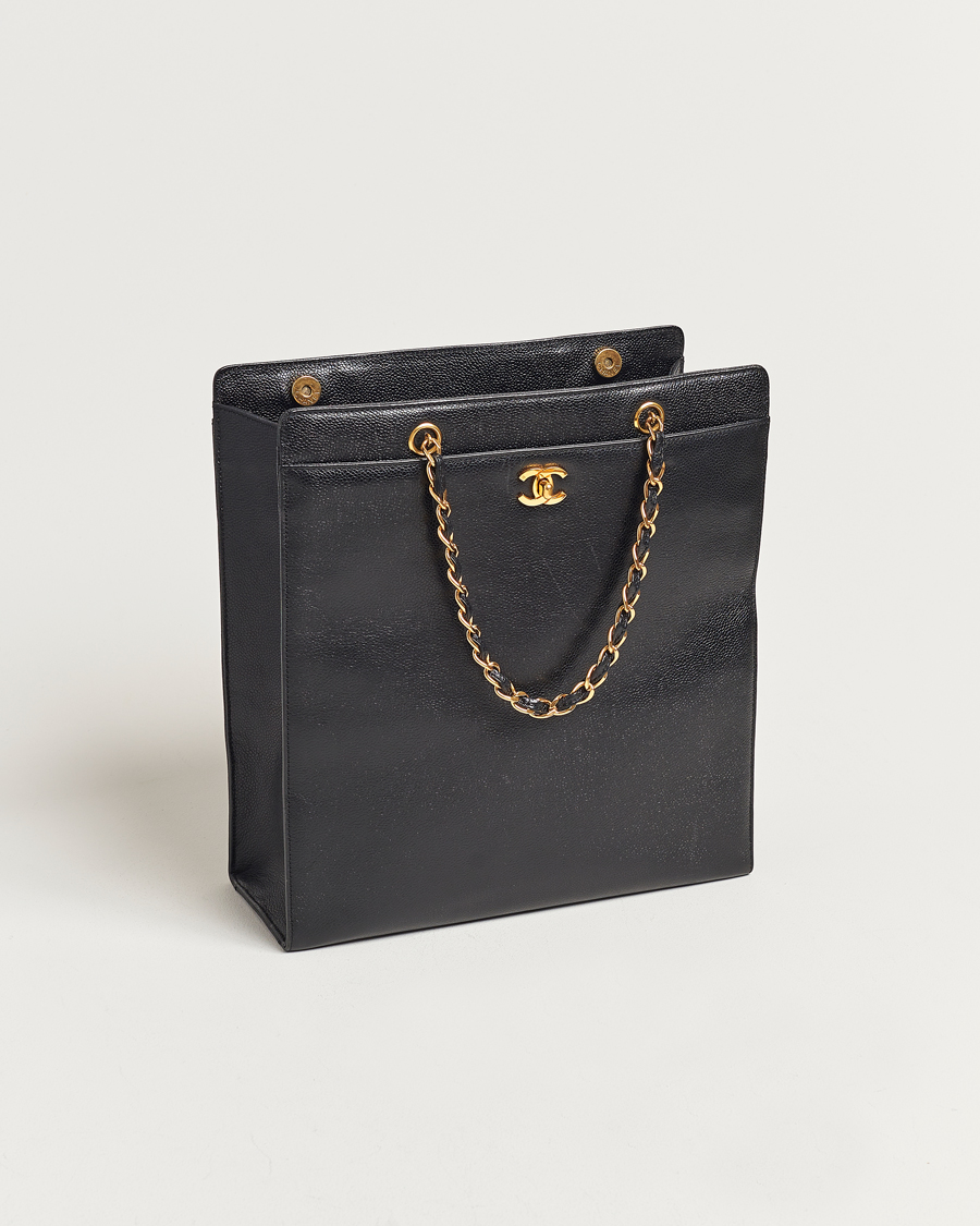 Herre | Gifts for Her | Chanel Pre-Owned | Chain Tote Bag Black
