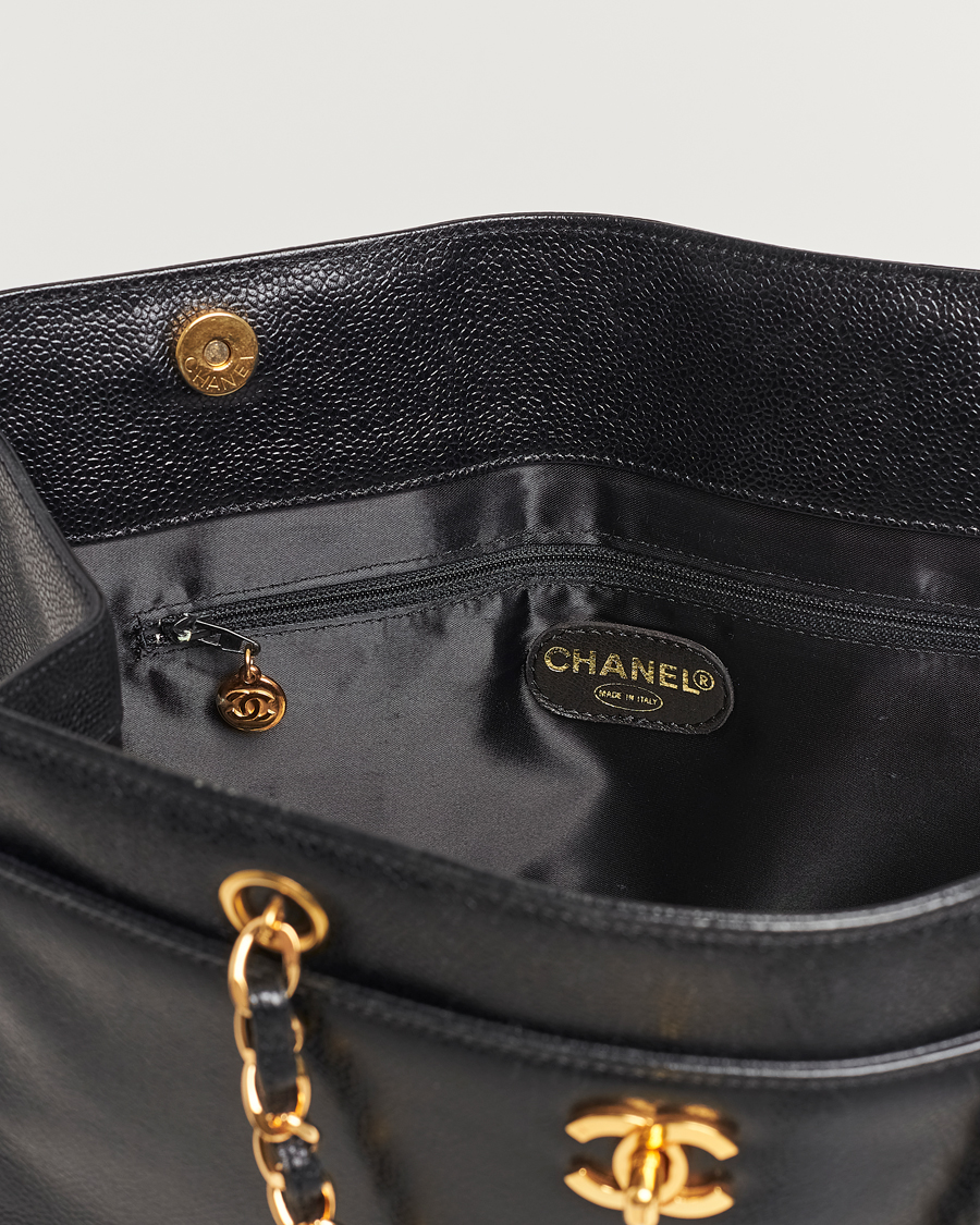 Herre | Gifts for Her | Chanel Pre-Owned | Chain Tote Bag Black