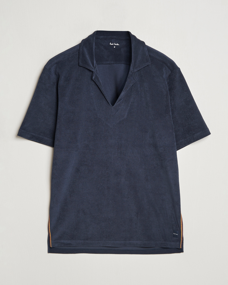 Herre | Pikéer | Paul Smith | Stripe Towelling Polo Navy