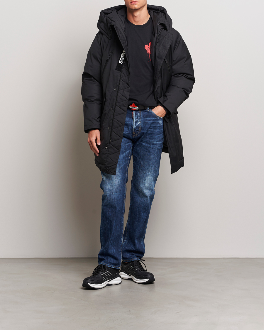 Herre | Jakker | Dsquared2 | Canvas Parka Black