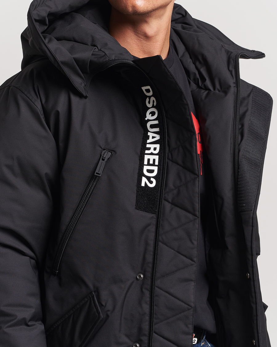 Herre | Jakker | Dsquared2 | Canvas Parka Black