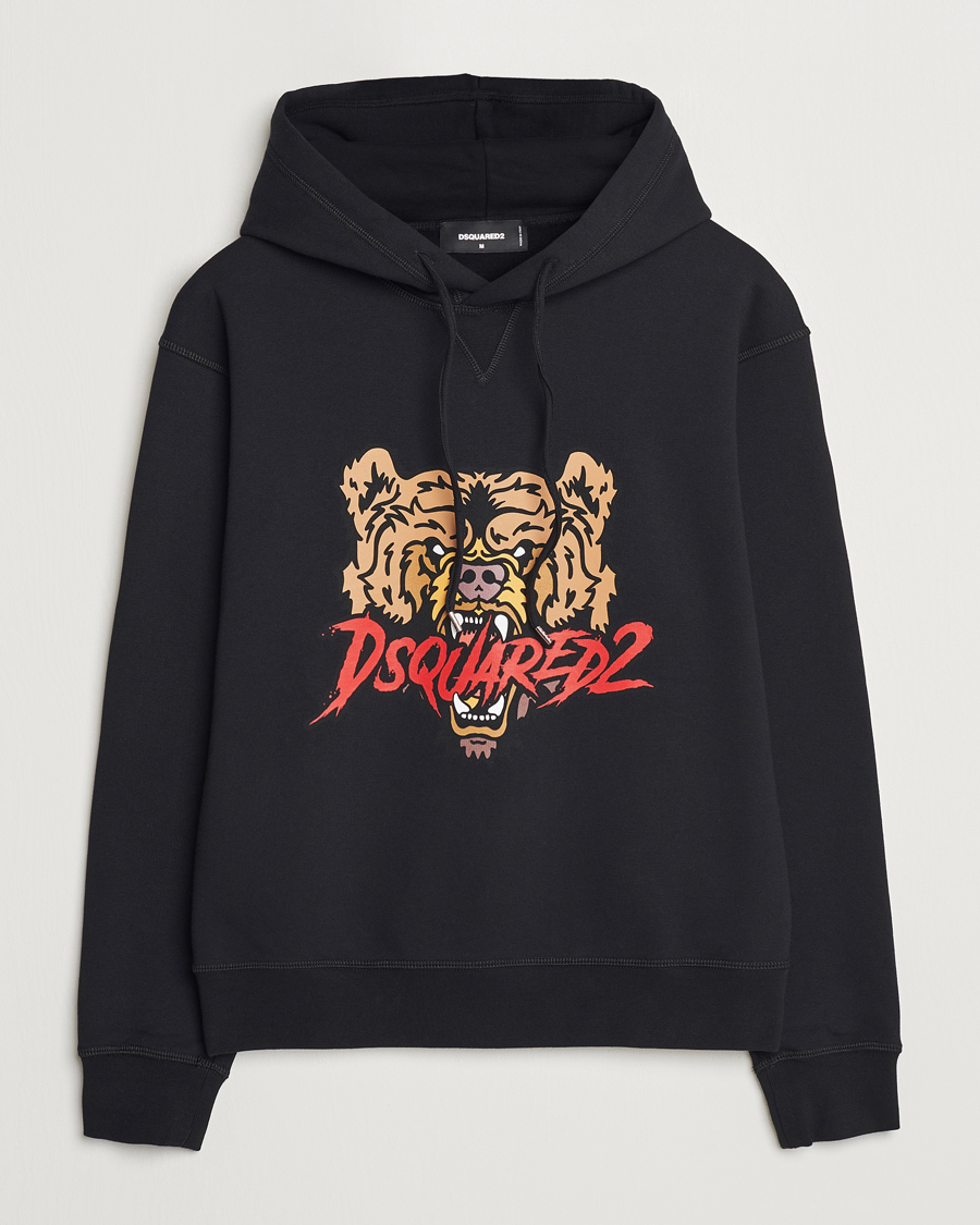 Herre | Gensere | Dsquared2 | Bear Hoodie Black