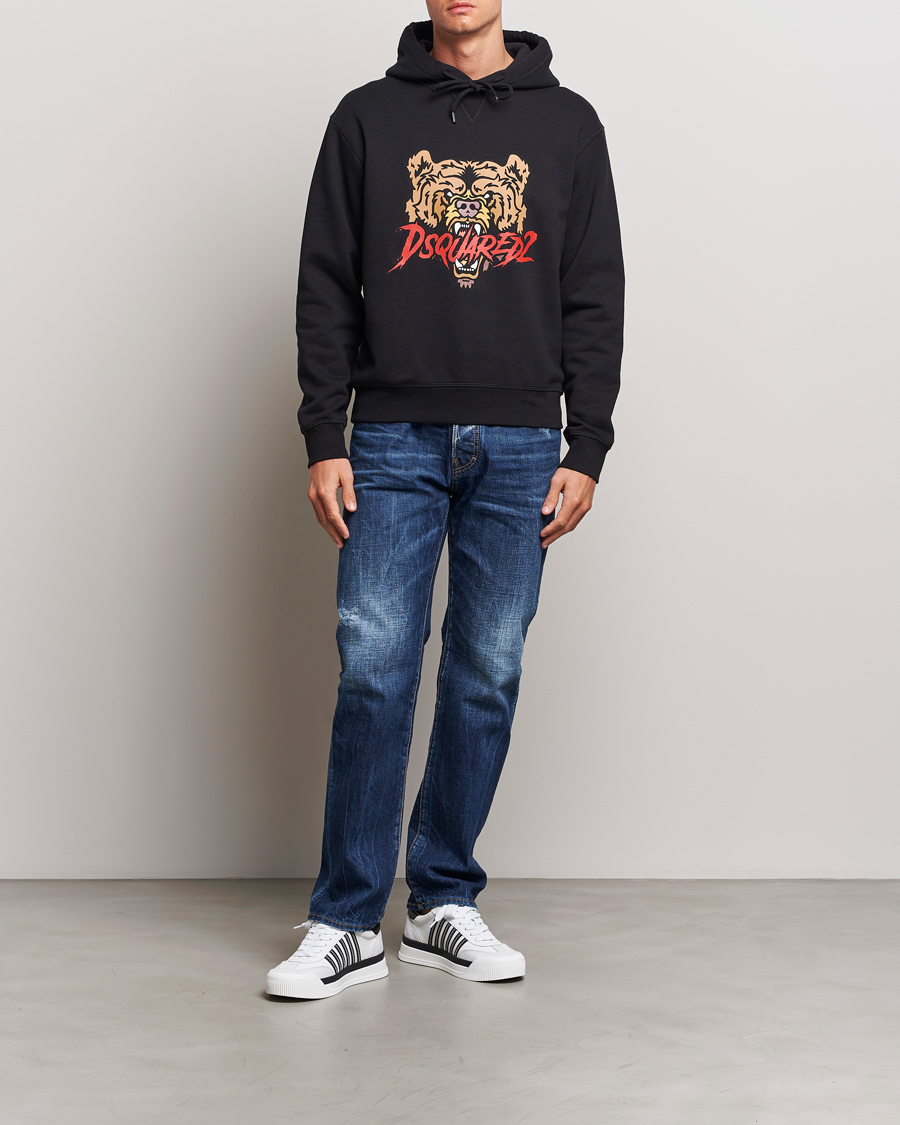 Herre | Gensere | Dsquared2 | Bear Hoodie Black