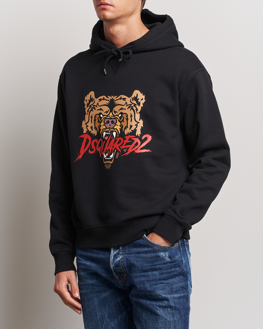 Herre | Dsquared2 | Dsquared2 | Bear Hoodie Black