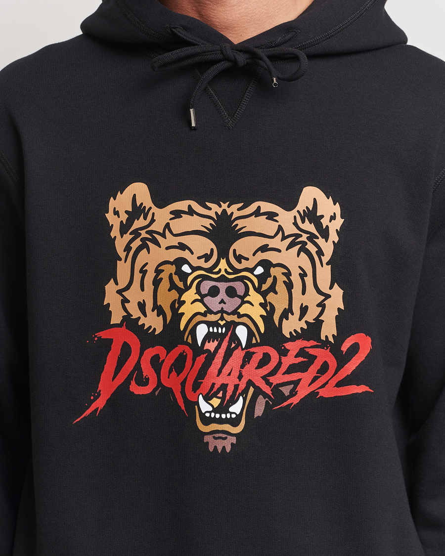 Herre | Gensere | Dsquared2 | Bear Hoodie Black