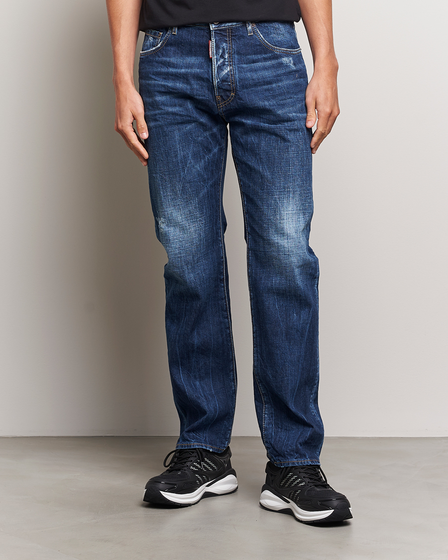 Herre | Dsquared2 | Dsquared2 | 642 Loose Jeans Medium Blue