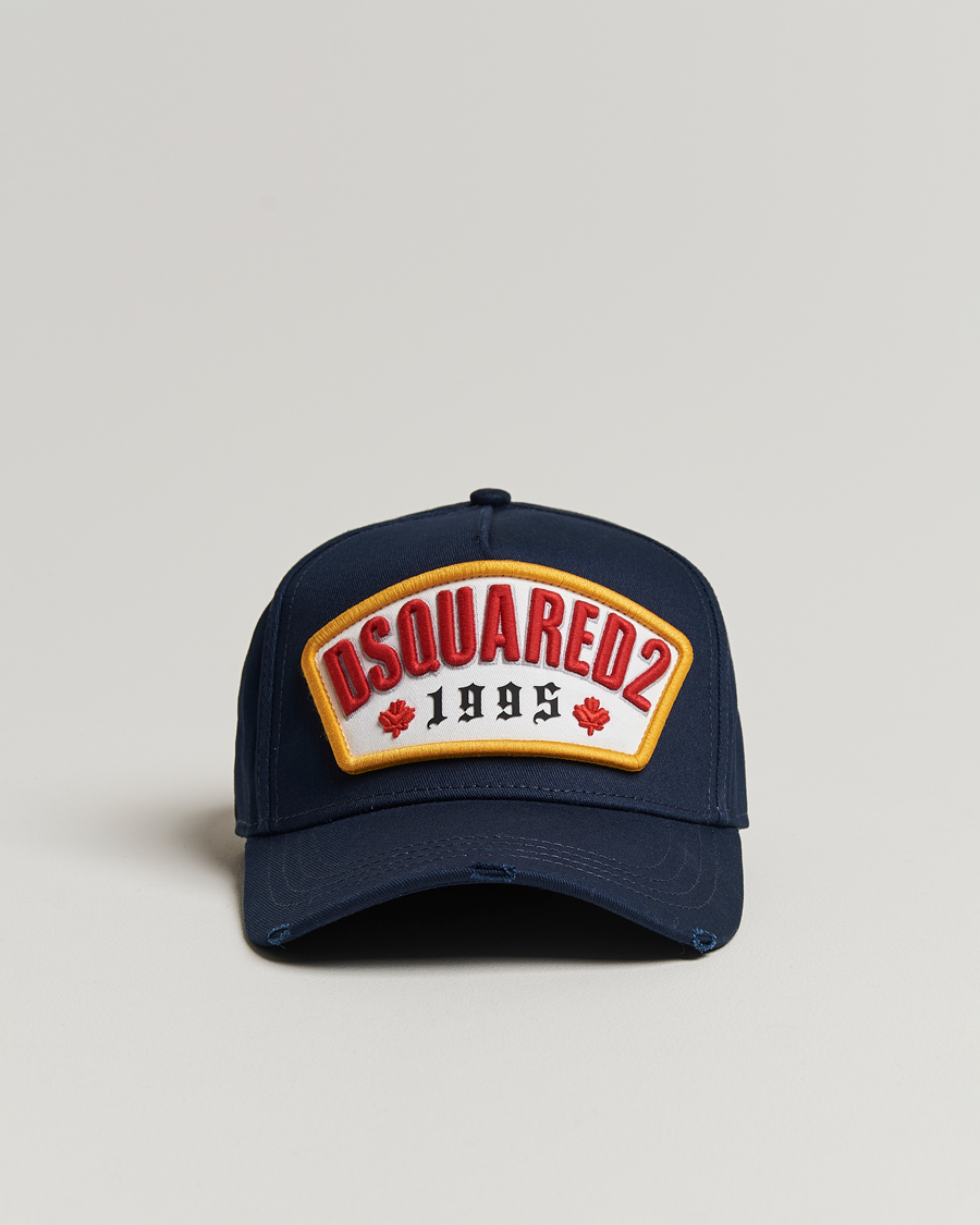 Herre | Dsquared2 Logo Baseball Cap Navy | Dsquared2 | Logo Baseball Cap Navy