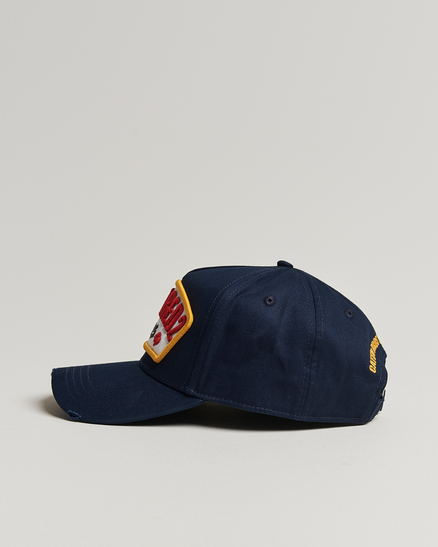 Herre | Dsquared2 Logo Baseball Cap Navy | Dsquared2 | Logo Baseball Cap Navy