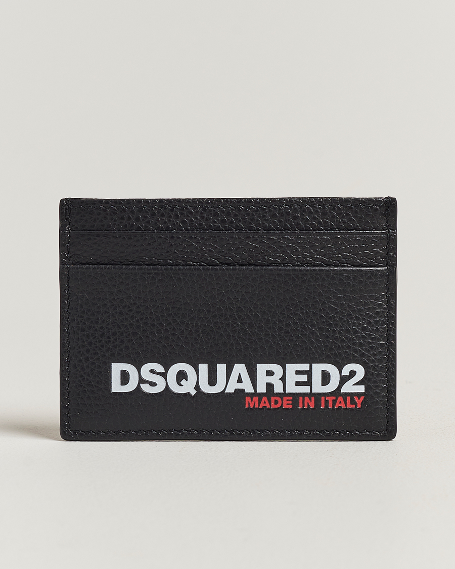 Herre | Dsquared2 Bob Credit Card Holder Black | Dsquared2 | Bob Credit Card Holder Black