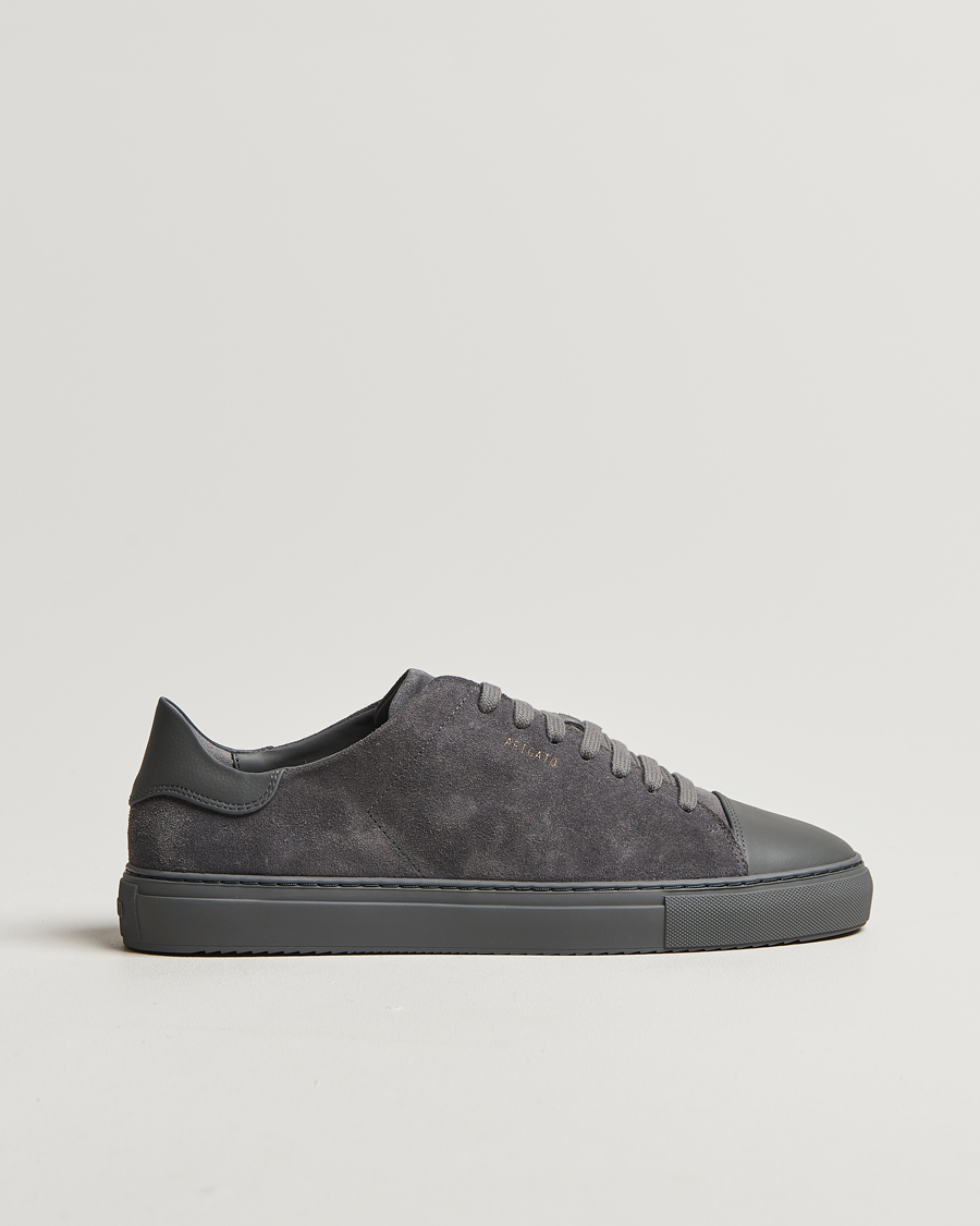 Herre | Axel Arigato Clean 90 Suede Cap Sneaker Dark Grey | Axel Arigato | Clean 90 Suede Cap Sneaker Dark Grey