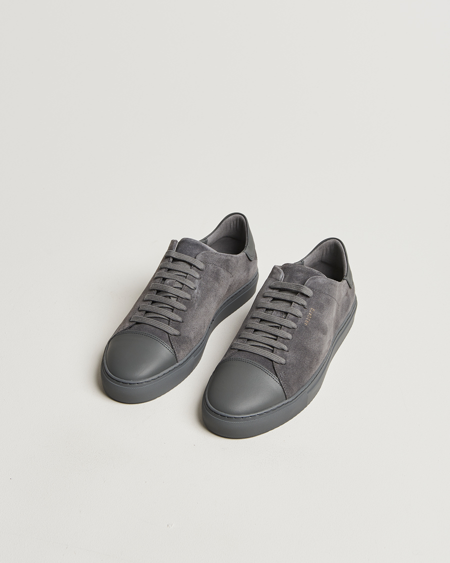 Herre | Axel Arigato Clean 90 Suede Cap Sneaker Dark Grey | Axel Arigato | Clean 90 Suede Cap Sneaker Dark Grey