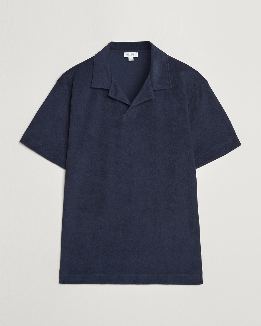 Herre | Nytt i butikken | Sunspel | Terry Polo Navy