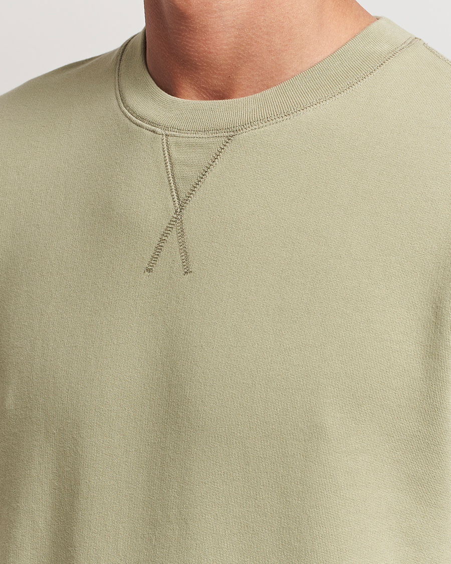 Herre | Gensere | Sunspel | Loopback Sweatshirt Pale Khaki