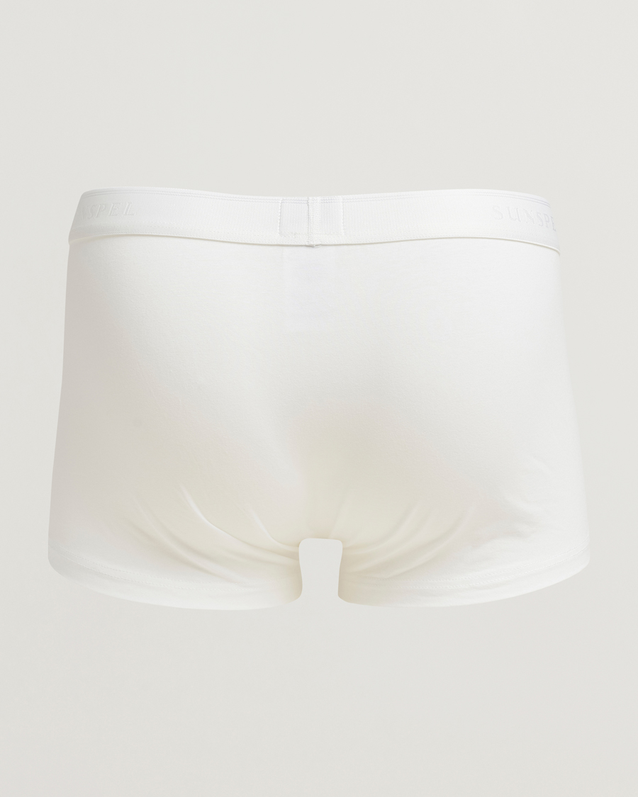 Herre | Undertøy | Sunspel | 3-Pack Cotton Stretch Trunk White