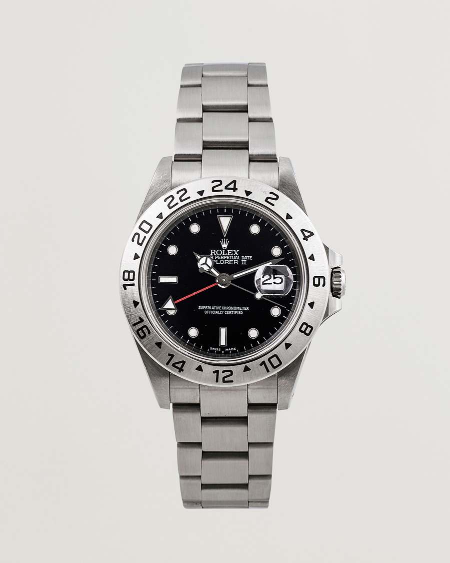 Herre | Rolex Pre-Owned Explorer II 16570 Silver | Rolex Pre-Owned | Explorer II 16570 Silver