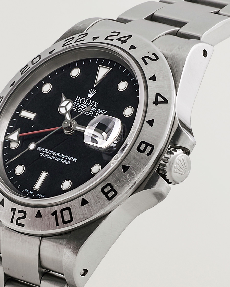 Herre | Rolex Pre-Owned Explorer II 16570 Silver | Rolex Pre-Owned | Explorer II 16570 Silver
