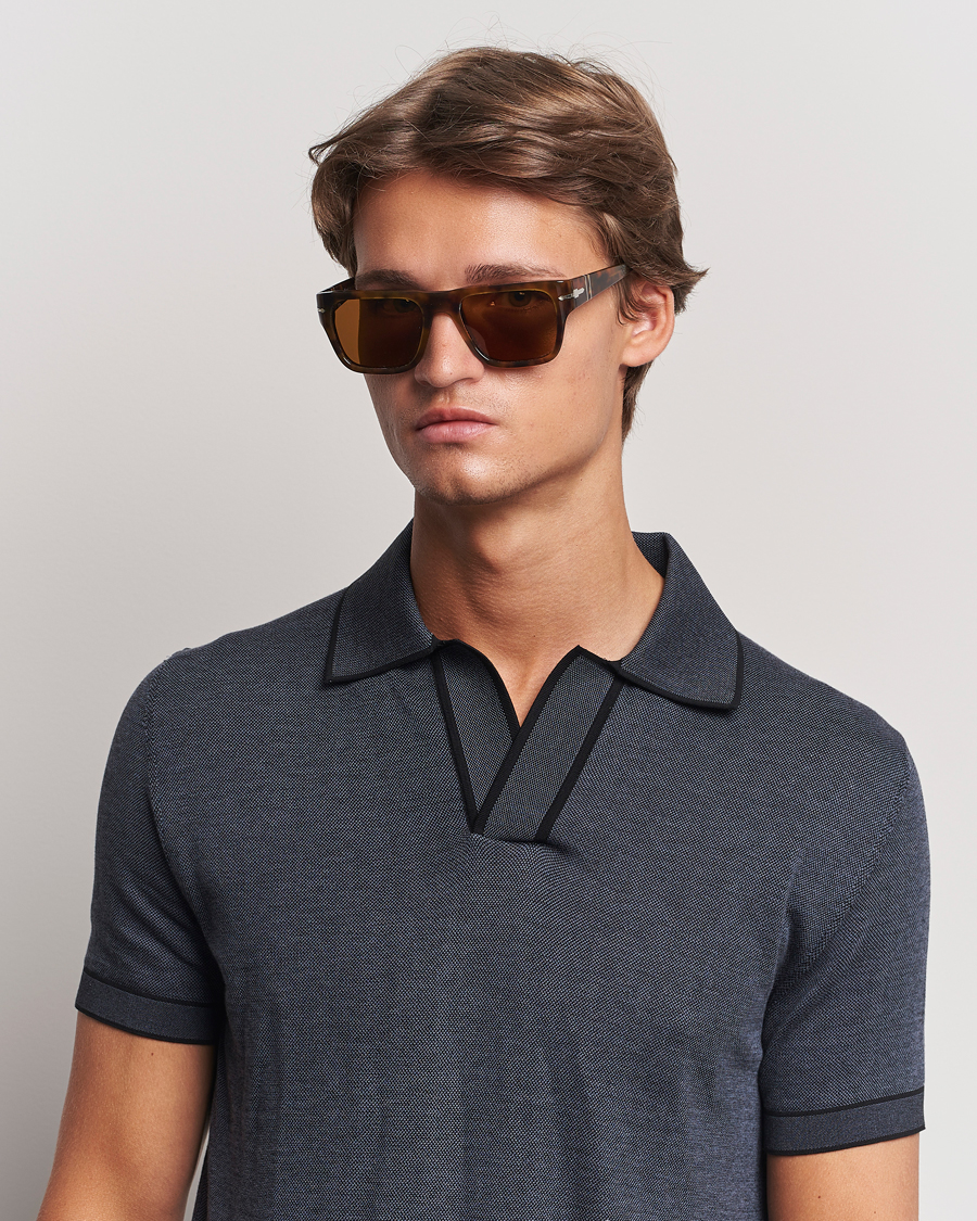 Herre | Solbriller | Persol | 0PO3348S Sunglasses Brown Havana