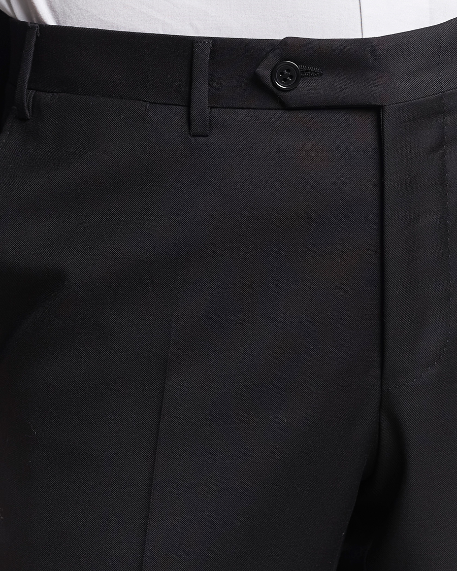 Herre | Dresser | Canali | Super 130s Wool Capri Suit Black