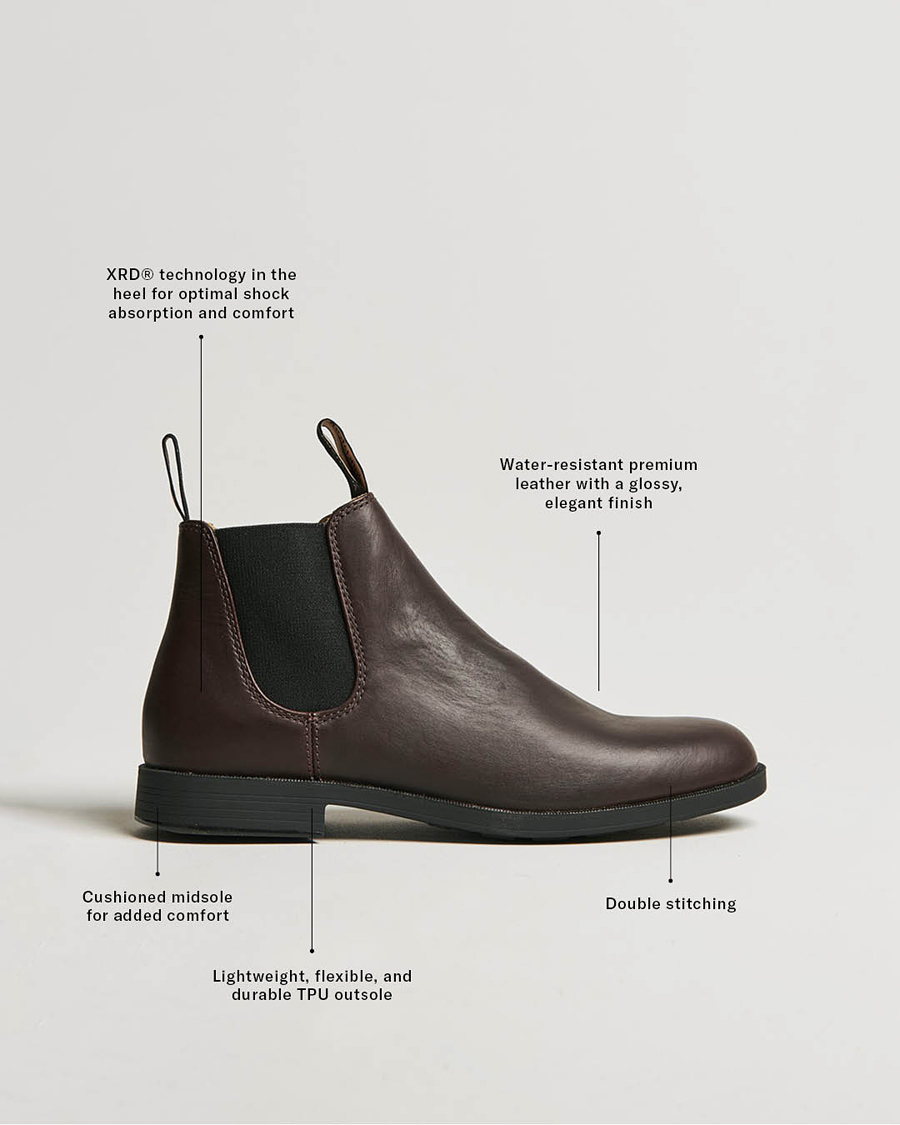 Herre | Støvler | Blundstone | 1900 Dress Ankle Leather Chelsea Boot Chestnut