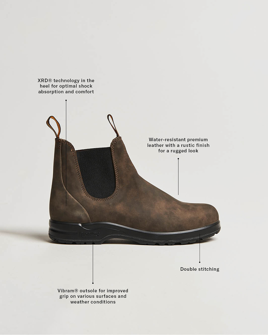 Herre | Støvler | Blundstone | 2056 All Terrain Chelsea Boot Rustic Brown