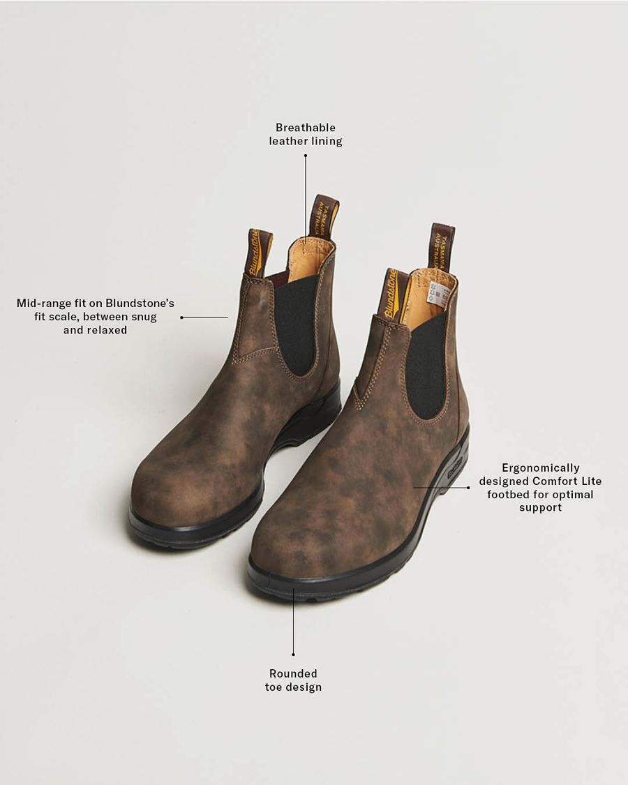 Herre | Støvler | Blundstone | 2056 All Terrain Chelsea Boot Rustic Brown