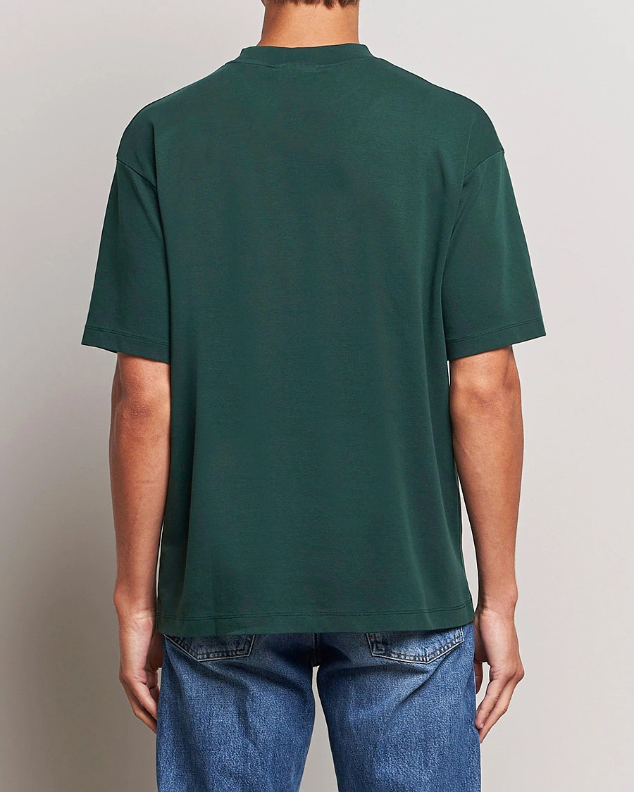Herre | T-Shirts | Drôle de Monsieur | Classic Slogan T-Shirt Dark Green