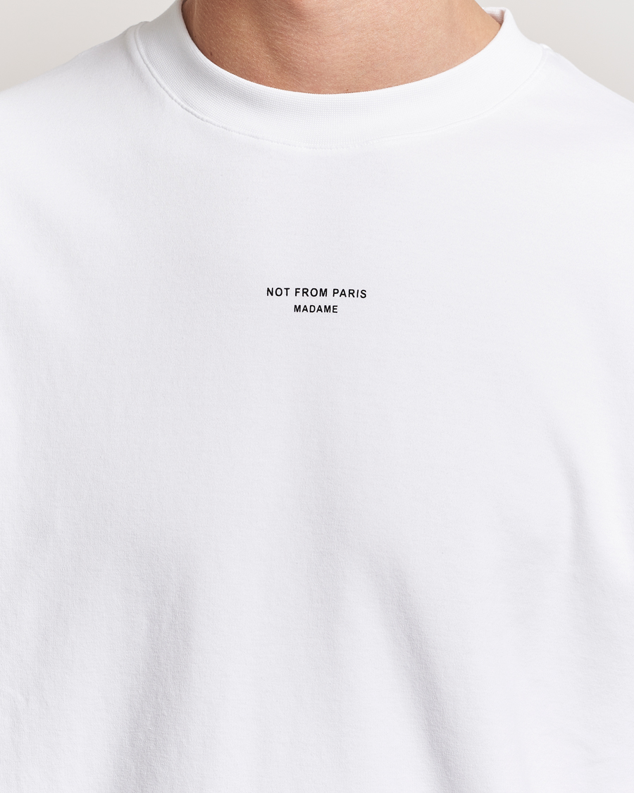 Herre | T-Shirts | Drôle de Monsieur | Classic Slogan T-Shirt Optic White