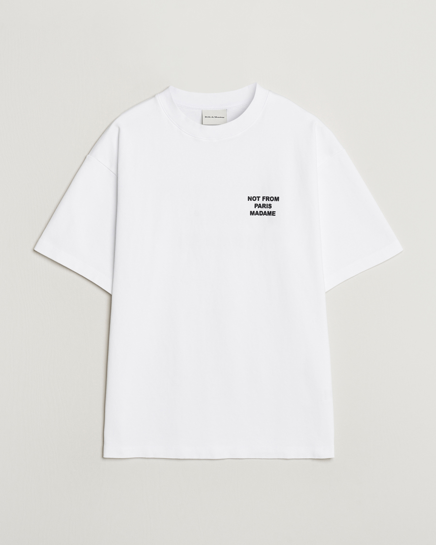 Herre | T-Shirts | Drôle de Monsieur | Slogan T-Shirt Optic White