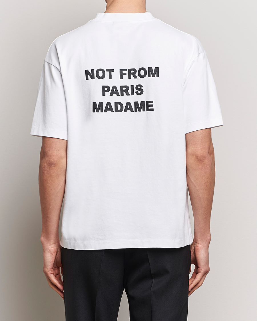 Herre | T-Shirts | Drôle de Monsieur | Slogan T-Shirt Optic White
