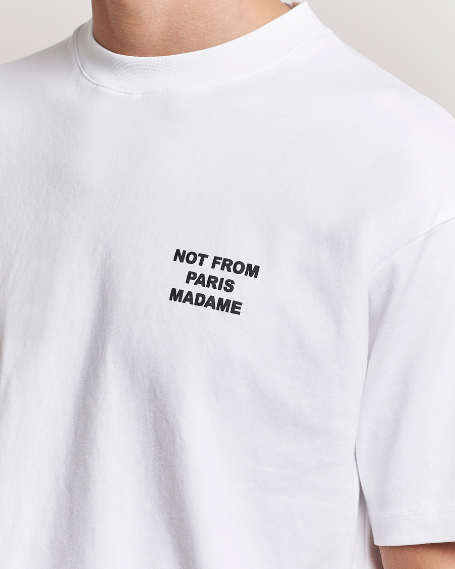 Herre | T-Shirts | Drôle de Monsieur | Slogan T-Shirt Optic White
