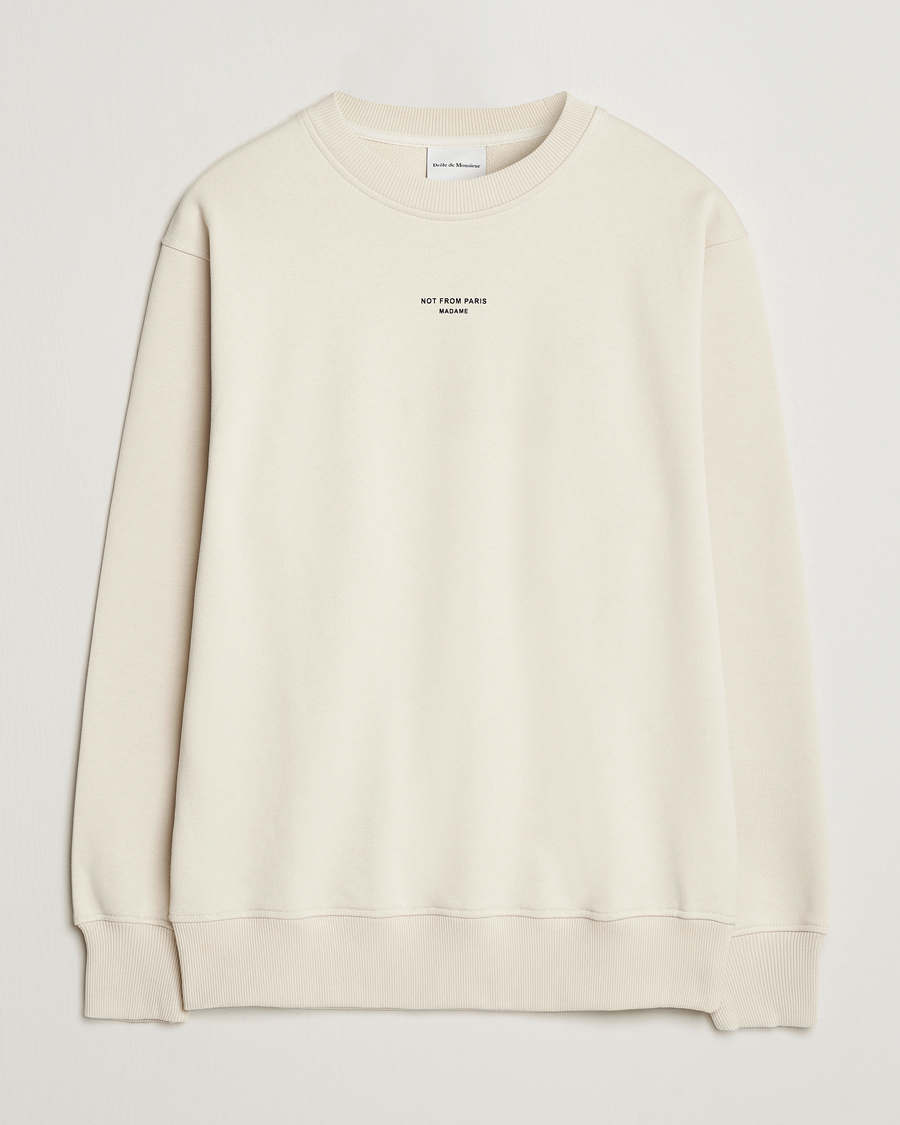 Herre | Gensere | Drôle de Monsieur | Classic Slogan Sweatshirt Mastic