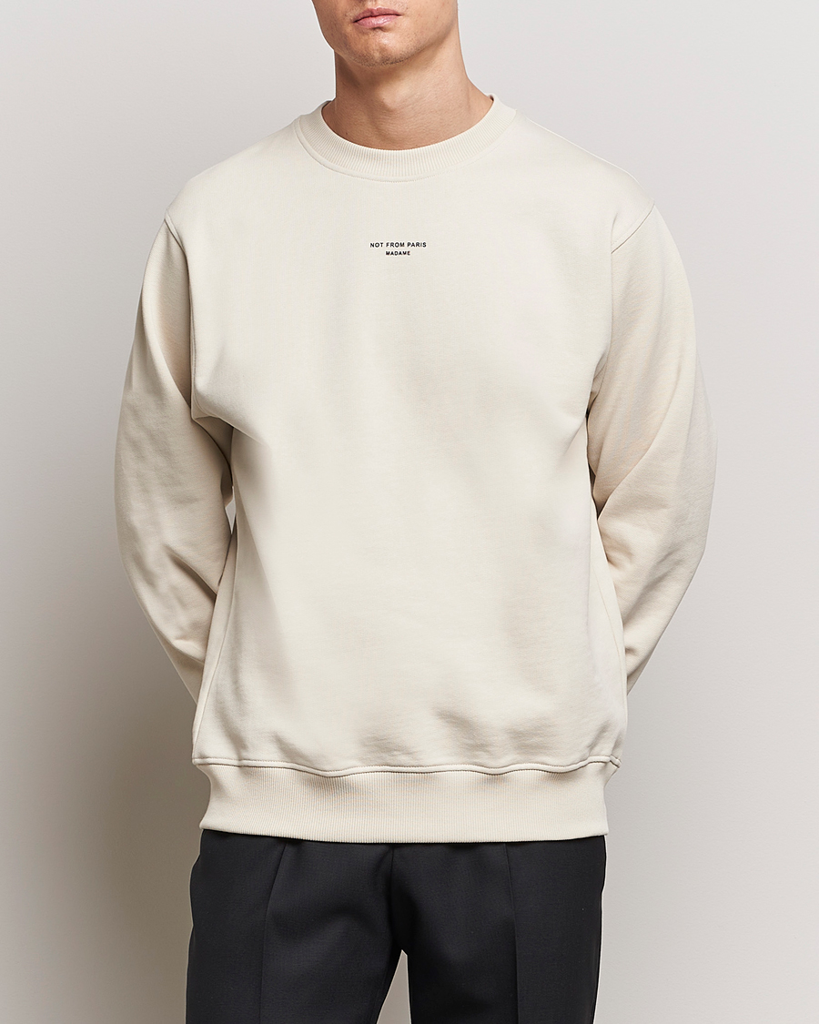 Herre | Sweatshirts | Drôle de Monsieur | Classic Slogan Sweatshirt Mastic