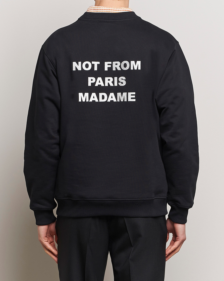 Herre | Gensere | Drôle de Monsieur | Slogan Sweatshirt Black