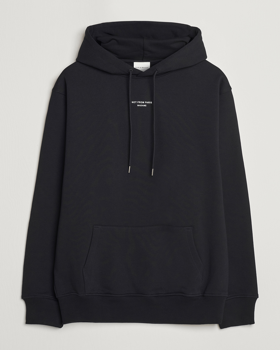 Herre | Gensere | Drôle de Monsieur | Classic Slogan Hoodie Black