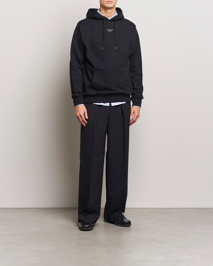 Herre | Gensere | Drôle de Monsieur | Classic Slogan Hoodie Black