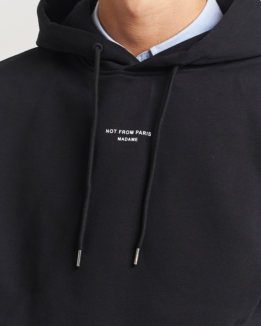 Herre | Gensere | Drôle de Monsieur | Classic Slogan Hoodie Black