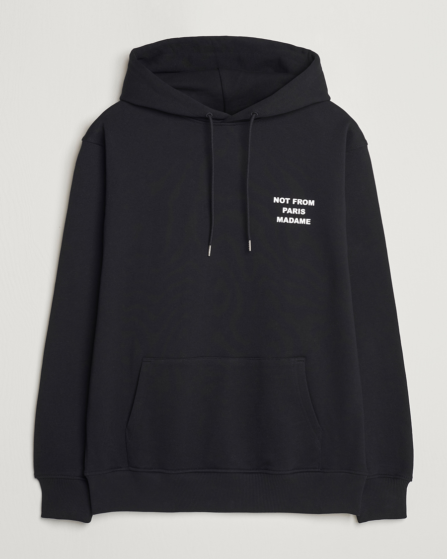 Herre | Gensere | Drôle de Monsieur | Slogan Hoodie Black
