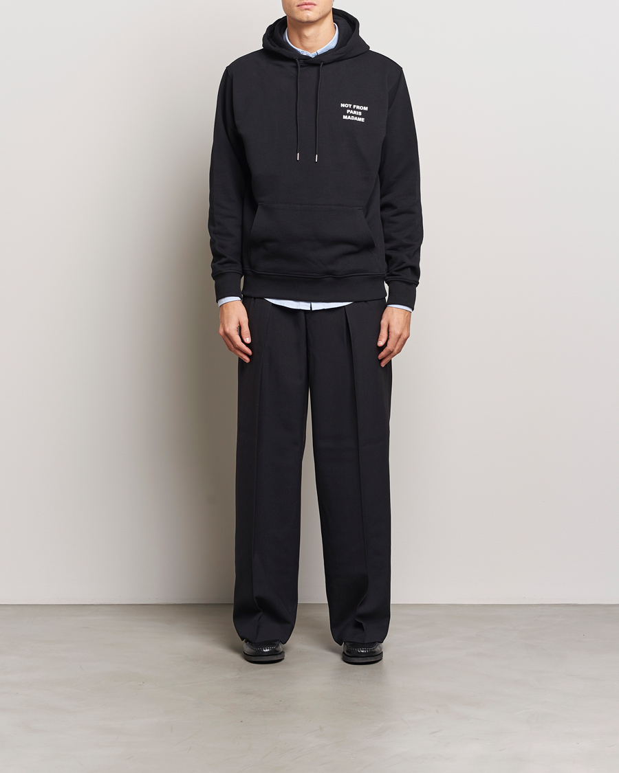 Herre | Gensere | Drôle de Monsieur | Slogan Hoodie Black