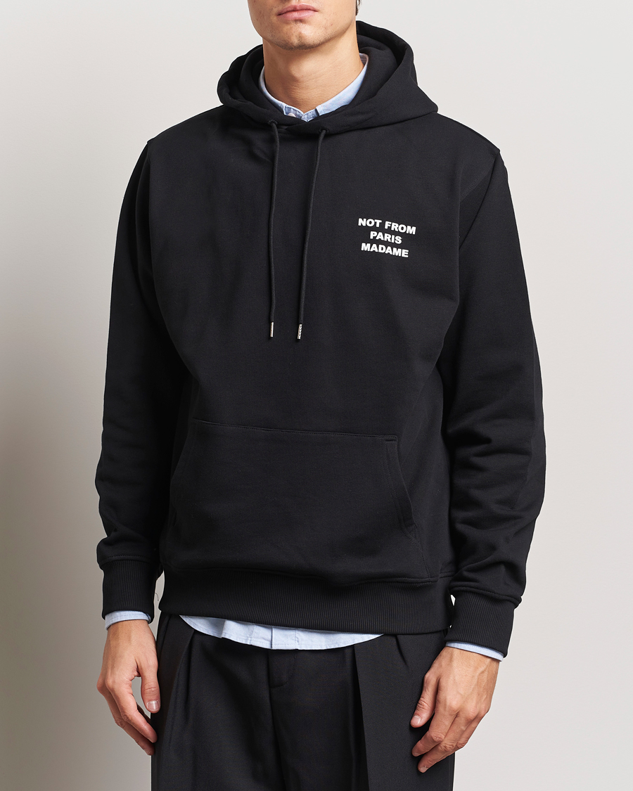 Herre | Gensere | Drôle de Monsieur | Slogan Hoodie Black