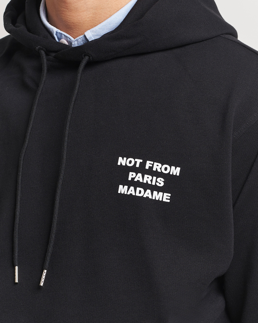 Herre | Gensere | Drôle de Monsieur | Slogan Hoodie Black