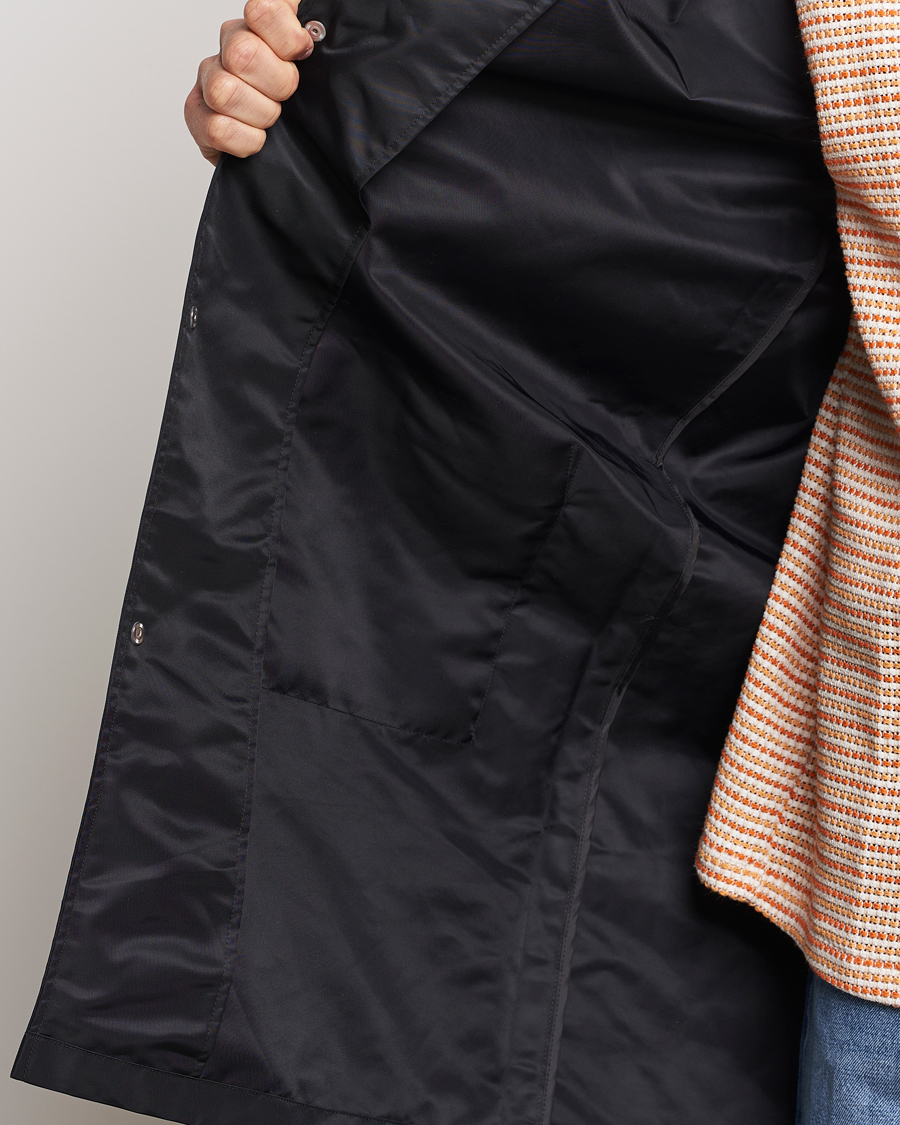 Herre | Jakker | Drôle de Monsieur | La Parka Slogan Coat Black