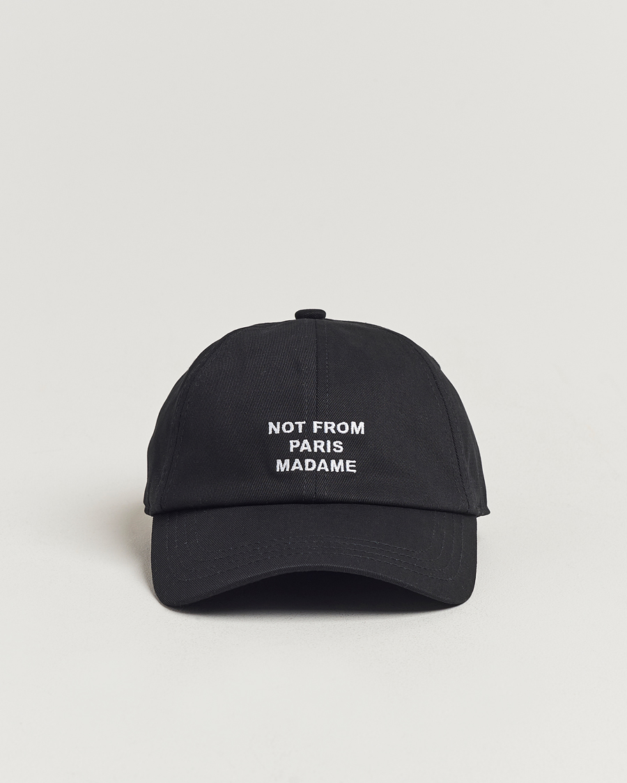 Herre | Hatter og capser | Drôle de Monsieur | Slogan Baseball Cap Black