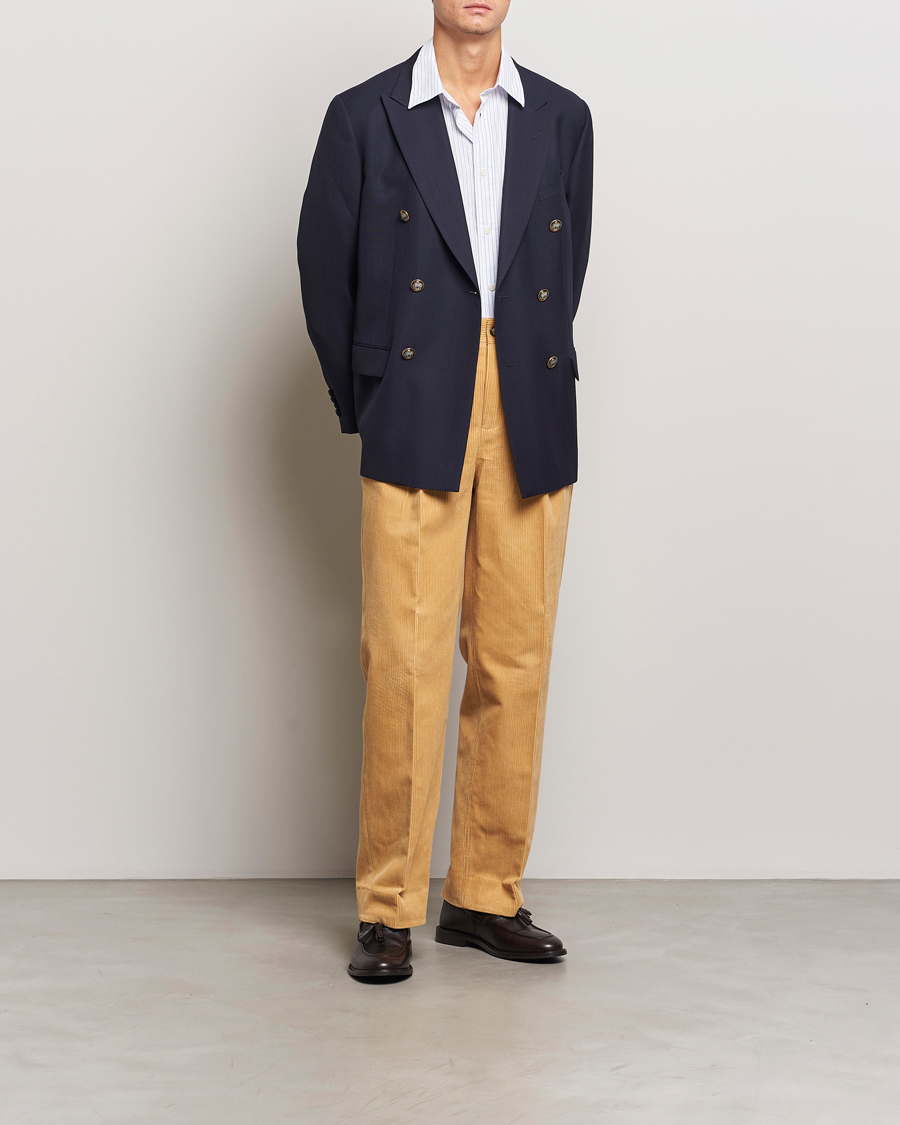 Herre | Bukser | GANT 240 Mulberry Street | Corduroy Pants Mustard Grain
